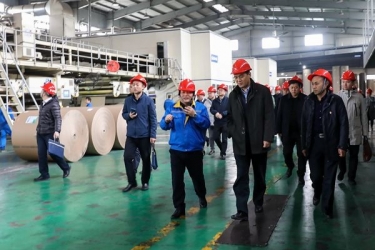 国家邮政局赵民一行莅临乐竞体育官网登录入口调研快递包装绿色治理试点工作