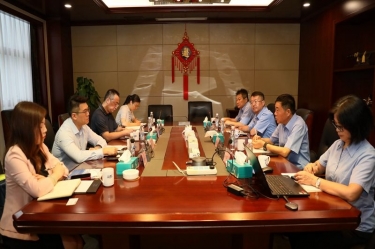 中国进出口银行浙江省分行行长彭豪一行莅临乐竞体育官网登录入口开展银企高层会谈活动